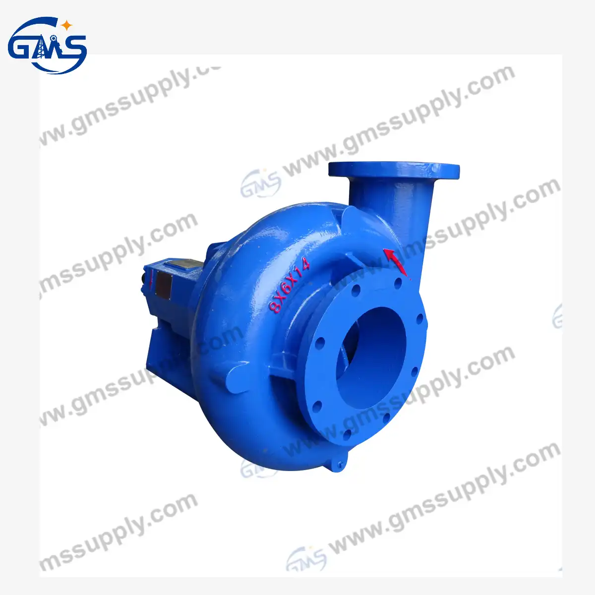 What Are the Main Components of the GMS 250-8X6X14 Centrifugal Pump?